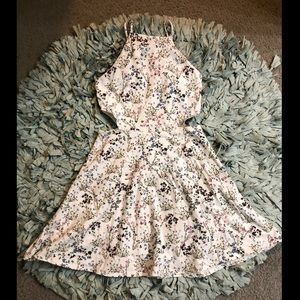 White flowered dress